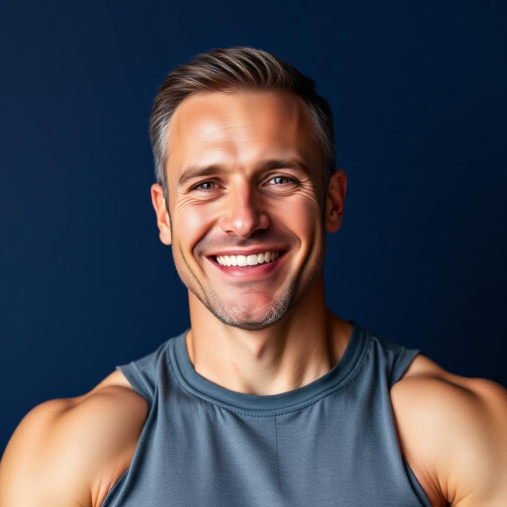 Confident man feeling energetic after BioVera
